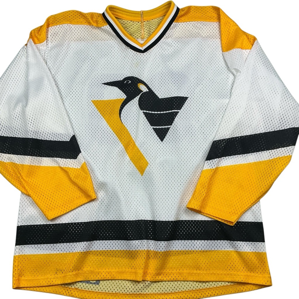 Vintage Pittsburgh Penguins CCM hockey jersey #68 USA made adult large